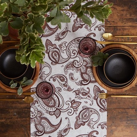Walking on the Ethel Patterns table 40x149 cm, 100% cotton, sarzha 190 g/m2-3