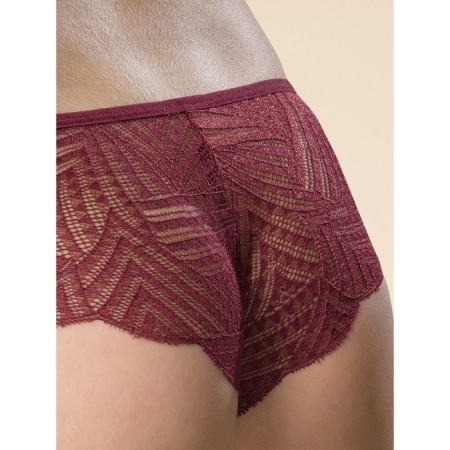 Female cowards, size 42, burgundy color-3