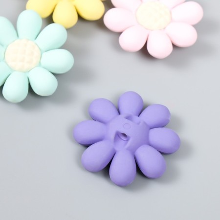 Busina for creativity Plastic "Sunflower" pastel matte mix 1.3x4x4 cm-2