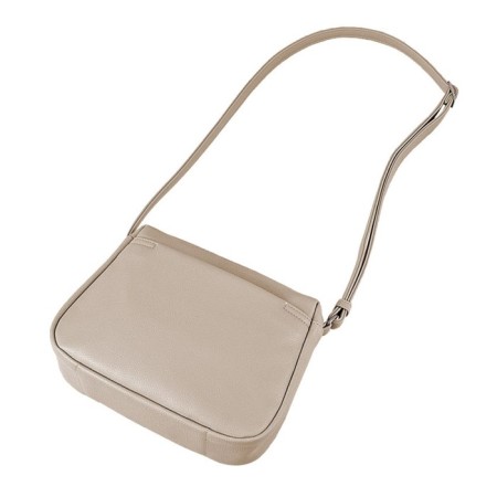 Female bag, artificial leather, beige 21x7x20 cm-1