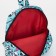 Baby backpack on a zipper, an external pocket, a reflective strip, the color of turquoise