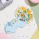 Mini-postcard "March 8" glitter, daffodils, 16.5x10 cm