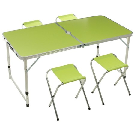 A set of tourist furniture Maclay: table, 4 stools, lighting color-4
