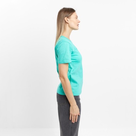 T -shirt female, mint color, size 44-3