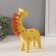 Pig a piggy bank Ceramics "Girafic with fluffy mane" 5.7x13.8x20.5 cm
