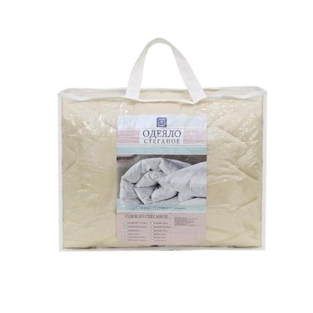 The blanket is quilted, size 200x220 cm, camel fluff-4