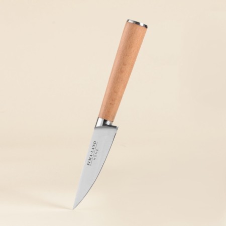 Knife Vegetable Sl Home "Calabria", stainless steel, 8.5 cm, beige-2