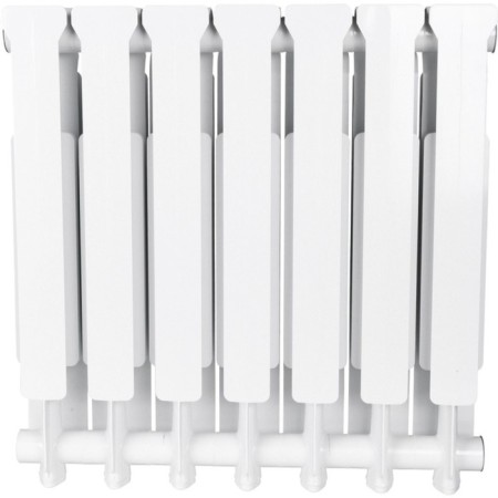 Aluminum radiator Stout Bravo, 500 x 80 mm, 7 sections, side connection-1