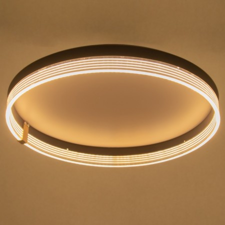 Luer with DPD "Nilas" LED 80W 3000-6000K Black 50x50x10 cm BayerLux-2