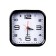 Watch alarm clock, on batteries, 9.7 x 4 cm, dial 8.5 x 8.5 cm