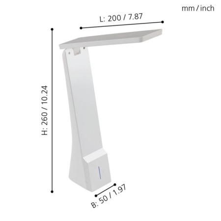 La Seca table lamp, 1x1.2W LED, 3000-5000K, 170LM, white color-3