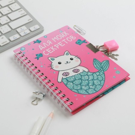 Notebook on the lock "Shihi", A6, 50 sheets.-4