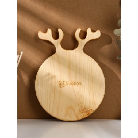 Author's board ADELICA "Miracles Time", 19 × 25 × 2.2 cm, a single array of cedar-1
