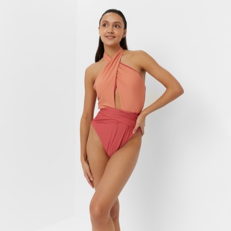 Swimsuit Women's Asset Minaku Orange color, size 46-3