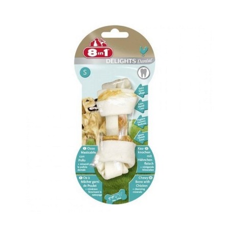Bone for small and medium dogs 8in1 dental delights s, with chicken and minerals, 11 cm