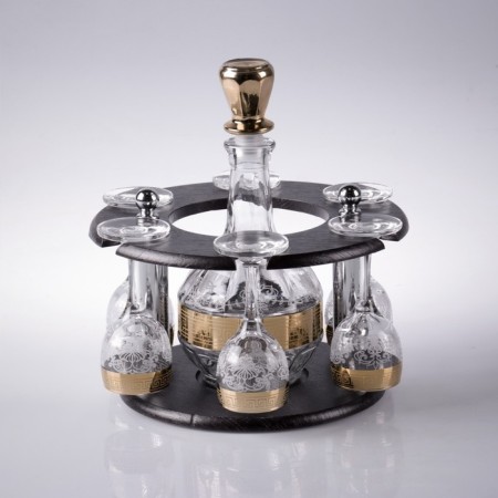Mini-bar 7 objects ring, engraving 500/50 ml-5