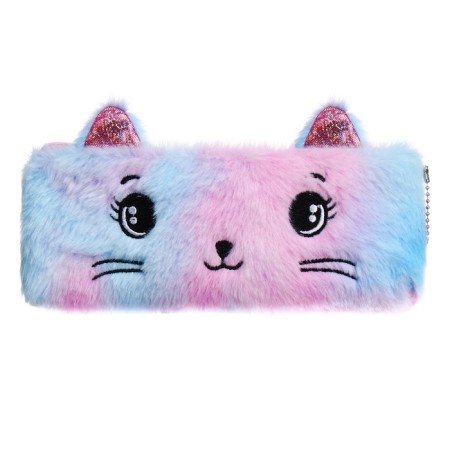 Penal School fur on the zipper Calligrata "cat", mix-10
