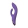 Vibrobler with the Come-Hither Jos Fingie function, 21.6 cm, silicone, purple color