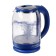 Electric kettle "Matryona" MA-154, glass, 1.8 l, 1500 watts, blue