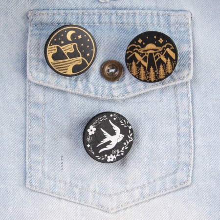 Eco -leather icon "Beasts", mix 7 x 9 cm-12