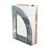 Paper tray Vertical Istanm "Respect", width 70 mm, tinted black