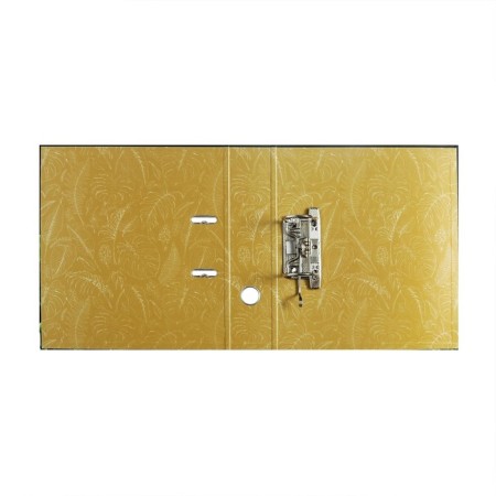 A4, 75 mm, Devente tropicana, laminated cardboard, black/green, collapsible.-3