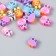 Beads for PVC "Owes" set 20 pcs 0.5x1x1 cm