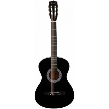 Classical guitar 7/8 terris TC-3805A BK, with anchor, color black