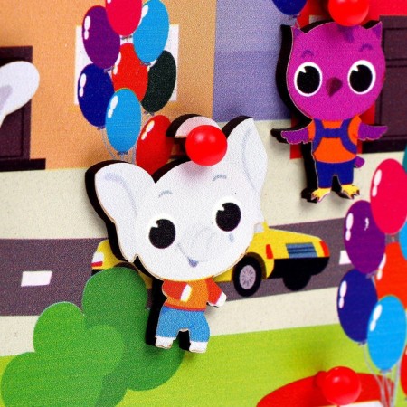 Toy with hooks "Walk around the city"-3