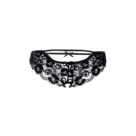 Erotic lace panties, black, size 42-44-8