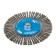 Brush for Ushm Zubble 35192-200_z01, flat, steel, wicker bunches, 0.5 mm, 200 mm x M14