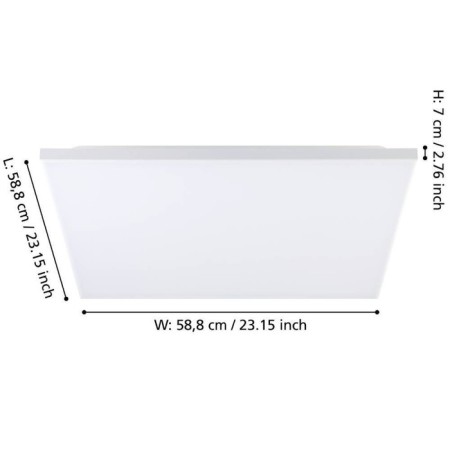 Ceiling lamp Dimmic Trupiana, 31W LED with PDU-6