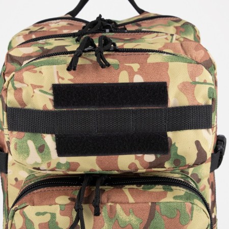 Tactical backpack, TAIF, 40 l, lightning department, 3 outer pockets, camouflage color/beige-10