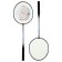 ONLYTOP badminton rackets, set 2 pcs., In a case, Mix color