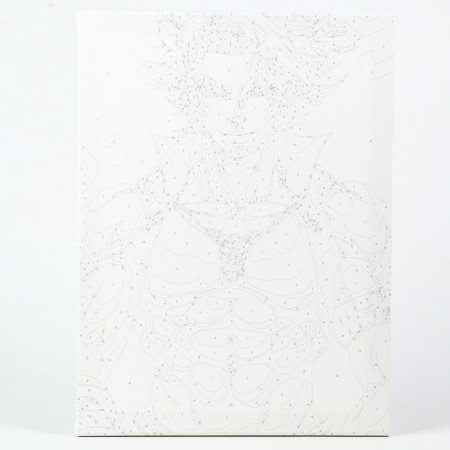 Picture on numbers with the subframe "Pooped Man", 30 x 40 cm-3