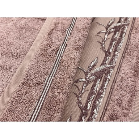 Bamboo towel Primvelle Palmyra, 450 gr, size 70x140 cm, color is a souxy rose-1