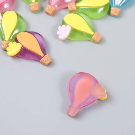 Decor for creativity plastic "Air ball" set 10 pcs mix 2.7x2.4 cm-2