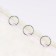 Ring for the cornice, connective, d = 35/38 mm, 10 pcs, silver color