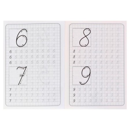 Calligraphic prescriptions for kids "Write letters and numbers"-2