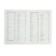 Deliciper of Leduced A5, 136 sheets in a ruler, leatherette "Nebraska", silver cut, blue
