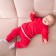 Kit (sweatshirt, trousers) children's minku raspberry color, height 68-74 cm