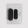 Code lock for a suitcase. with mounts, 3.3 × 8.3 × 1.8 cm, black color