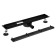 TIM BAD556002BK, 70 x 600 mm, tiles, siphon with a rotation angle of 360 °, black-matte