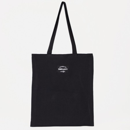 Bag-goper is bilateral, without fastening, outer pocket, black/multi-colored color-2