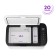 Car refrigerator KitFort KT-2436, 55 W, 20 l, from –20 to 20 ° C in steps 1 ° C, 45 dB