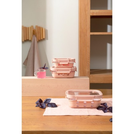 Container for baking, storage and carrying of products in the Smart Solutions cover, beige color, 1050 ml-16