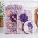 A set of 2 cutting boards + stand "lavender bouquet" 15x25 cm, 18x30 cm, 12x12 cm