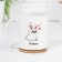 A set of mugs for two, sublimation "love-carrots", 2 circles, 320 ml