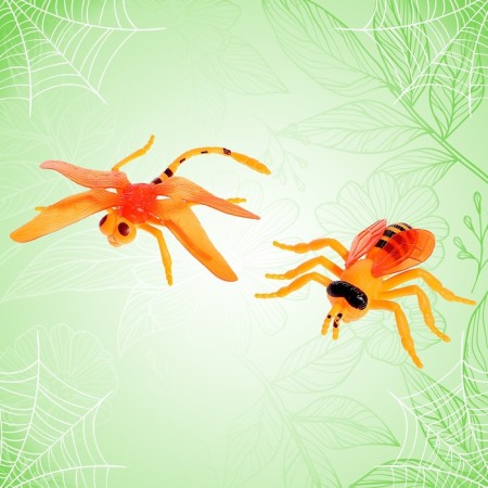 Set of insects "bugs, spaces", 12 pieces-5