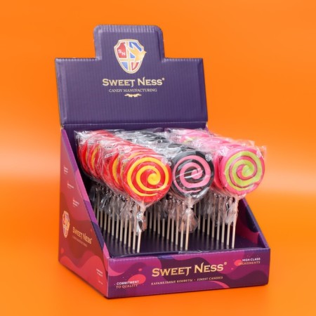 Caramel Lolling "curl" on a mango stick, Babb Gam and Tutti-Fruti, 30 g-1